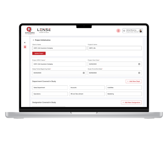 Lense Dashboard Preview